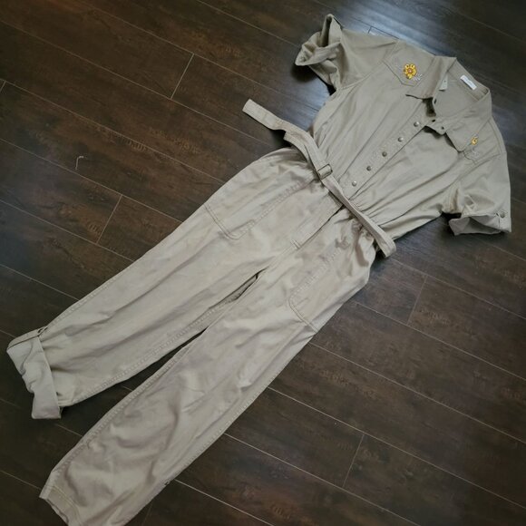 Spell Foxglove Embroidered Boilersuit Womens L Jumpsuit Retro Boho Hippie - Picture 2 of 10